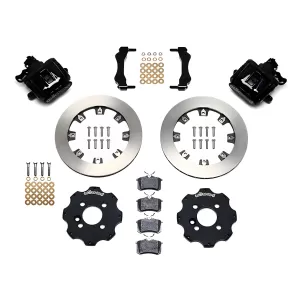 Mini Cooper - 2002 to 2006 - All [All] (Rear) (Blank Rotors) (1 Piston Combination Parking Race Calipers) (Black)