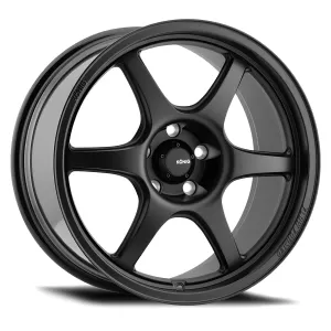 Universal (18x9.5, 5x120, 35mm, Matte Black) (Less Concave)