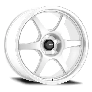 Universal (18x10.5, 5x114.3, 18mm, Gloss White) (Less Concave)
