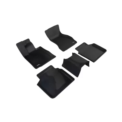 BMW 7 Series - 2016 to 2022 - Sedan [740i, 750i] (Kagu) (Front and Rear) (Black) (Without Second Row Center Console)