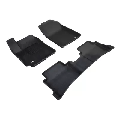 Hyundai Accent - 2018 to 2022 - Sedan [All] (Kagu) (Front and Rear) (Black)