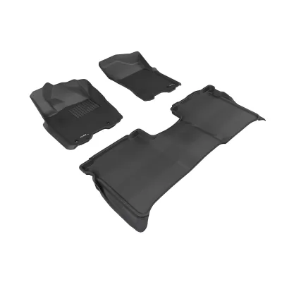 Nissan Titan - 2009 to 2015 - Crew Cab [All] (Kagu) (Front and Rear) (With Underseat Storage) (Black)