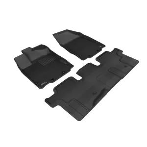 2014 Infiniti QX60 3D MAXpider Custom Fit Floor Mats