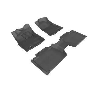 Toyota Tacoma - 2012 to 2015 - 4 Door Acs Cab [All] (Kagu) (Front and Rear) (Black) (With Dual Hooks) (Without Rear Center Storage) (Automatic Transmission)