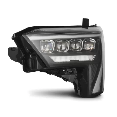 Toyota Sequoia - 2023 to 2025 - SUV [All] (Black) (Amber Sequential Turn Signal, and White DRL) (For Factory Reflector Headlights)