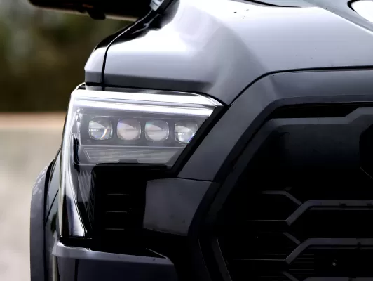 Toyota Sequoia - 2023 to 2025 - SUV [All] (Black) (Amber Sequential Turn Signal, and White DRL) (For Factory Reflector Headlights)