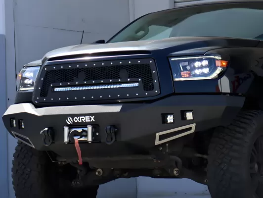 Toyota Tundra - 2007 to 2013 - All [All] (Black) (DRL Switchback Sequential Turn Signal) (Includes Level Adjuster Module) (MK II Version)