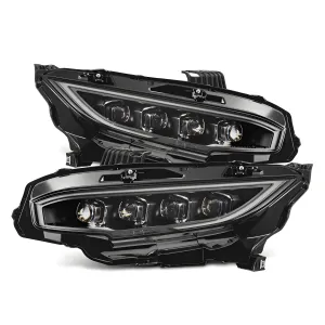 2018 Honda Civic AlphaRex NOVA Series LED Projector Headlights