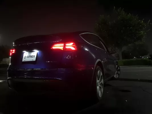Tesla Model 3 - 2017 to 2023 - Sedan [All] (Red) (Smoked Lens) (LED With Optional Sequential Turn Signal)