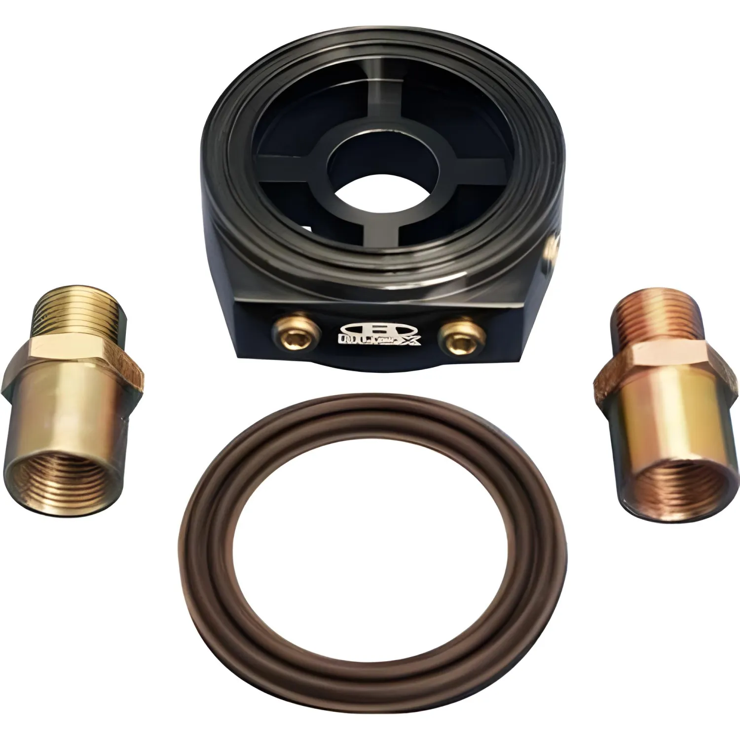 Stanke Motorsports Oil Filter Block Off Plate & Remote Location Adapter For 6.4L Hemi Mopar Engines