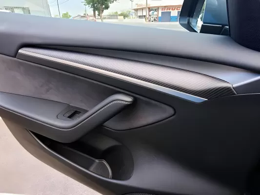Tesla Model 3 - 2021 to 2023 - Sedan [All] (Dash and Door Trims) (Matte Finish) (3 Piece Set)