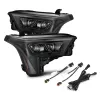 Toyota Sequoia - 2023 to 2026 - SUV [All] (Alpha Black) (Amber Sequential Turn Signal, and Amber DRL) (For Factory Reflector Headlights)