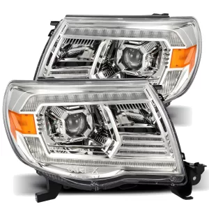 2011 Toyota Tacoma AlphaRex LUXX Series LED Projector Headlights