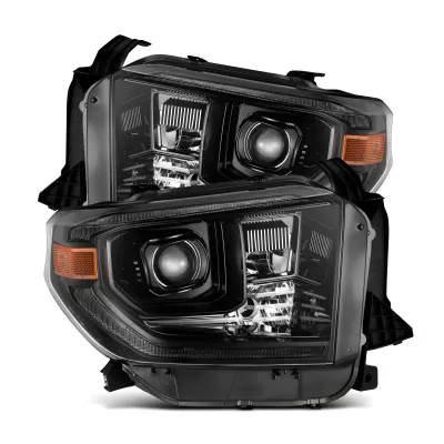 Toyota Tundra - 2014 to 2021 - All [All] (Alpha Black) (Sequential Turn Signal) (With Factory Halogen Bulbs) (Includes Level Adjuster Module) (G2 Version)