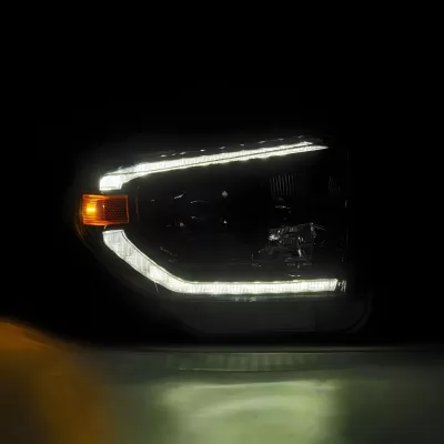 Toyota Tundra - 2014 to 2021 - All [All] (Alpha Black) (Sequential Turn Signal) (With Factory Halogen Bulbs) (Includes Level Adjuster Module) (G2 Version)