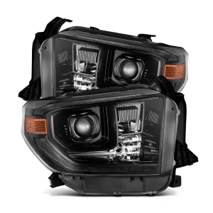 Toyota Tundra - 2014 to 2021 - All [All] (Alpha Black) (Sequential Turn Signal) (With Factory Halogen Bulbs) (Includes Level Adjuster Module) (G2 Version)