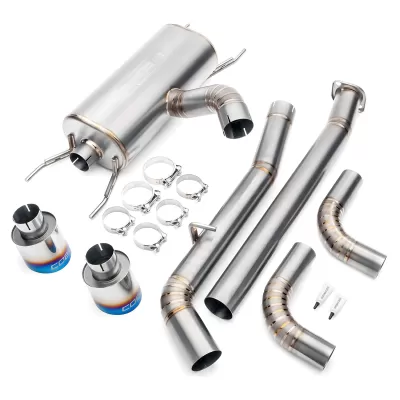 Toyota GR86 - 2022 to 2025 - Coupe [All] (Full Titanium Cat-Back Exhaust System) (Dual Blued Titanium Tips)
