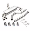 Subaru WRX STI - 2008 to 2014 - Hatchback [All] (Full Titanium Cat-Back Exhaust System) (Quad Blued Titanium Tips)