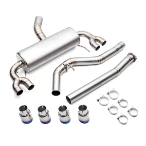 Subaru Impreza - 2011 to 2014 - Hatchback [WRX, WRX Limited, WRX Premium] (Full Titanium Cat-Back Exhaust System) (Quad Blued Titanium Tips)
