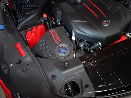 Toyota GR Supra - 2020 to 2026 - Coupe [All Except 2.0] (Black) (Uses Pro 5R Oiled Filter) (Engine Cover Design)