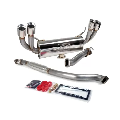 Subaru Impreza - 2011 to 2014 - Hatchback [WRX, WRX Limited, WRX Premium] (Single Muffler) (Quad Polished Tips) (Resonated)