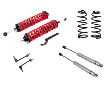 Toyota FJ Cruiser - 2007 to 2014 - SUV [All] (Front and Rear) (For 6 Lug Wheel Models) (Front Height Adjustable Coilovers) (Rear Springs and Shocks / Struts) (Includes Front End Links)