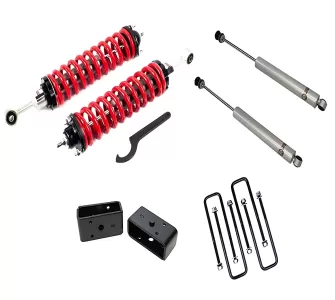 Toyota Tundra - 2007 to 2021 - All [All] (Front and Rear) (Front Height Adjustable Coilovers) (Rear Lift Blocks and Shocks / Struts)