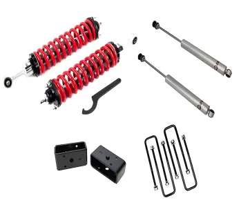 Toyota Tundra - 2000 to 2006 - All [All] (Front and Rear) (Front Height Adjustable Coilovers) (Rear Lift Blocks and Shocks / Struts)
