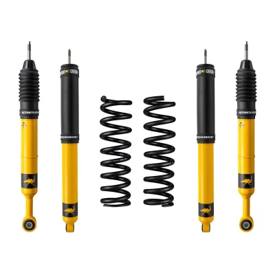 Toyota Tacoma - 2016 to 2023 - All [Limited, SR, SR5, TRD Off Road, TRD PRO, TRD Sport, Trail] with 2.7L/3.5L & 4WD (Front Medium Load / Rear Standard Load) (Front and Rear Nitro Plus Kit) (Includes Front Adjustable Spring Perches) (Includes Front Springs)
