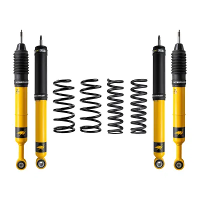 Toyota FJ Cruiser - 2007 to 2014 - SUV [Base 4WD] (Medium Load) (Front and Rear Nitro Plus Kit) (Includes Front Adjustable Spring Perches) (Includes Front and Rear Springs)