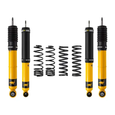 Toyota 4Runner - 1996 to 2002 - SUV [Base 4WD, Limited 4WD, SR5 4WD] (Front Medium Load / Rear Heavy Load) (Rear High Lift) (Front and Rear Nitro Plus Kit) (Includes Front Adjustable Spring Perches) (Includes Front and Rear Springs)