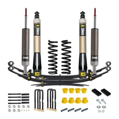 Toyota Tacoma - 2016 to 2023 - All [Limited, SR, SR5, TRD Off Road, TRD PRO, TRD Sport, Trail] with 2.7L/3.5L & 4WD (Front Medium Load / Rear Standard Load) (Complete Front and Rear MT64 Kit) (Includes Front Adjustable Spring Perches) (Includes Front Springs) (Includes Rear Leaf Springs)