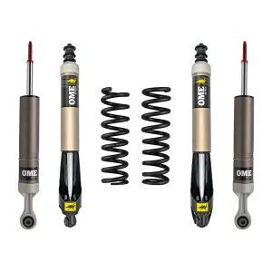 Toyota Tacoma - 2005 to 2015 - All [Base 2.7L 4WD, Base 4.0L 4WD, TRD PRO] (Front Medium Load / Rear Standard Load) (Rear No Lift) (Complete Front and Rear MT64 Kit) (Includes Front Adjustable Spring Perches) (Includes Front Springs) (Includes Rear Leaf Springs)