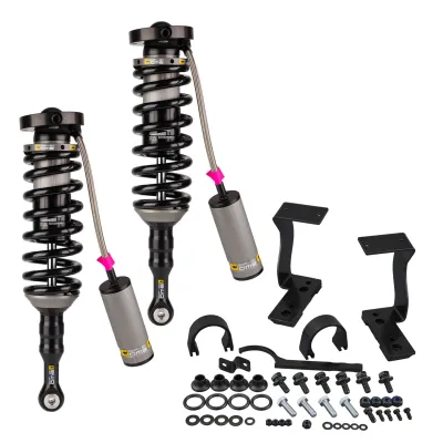 Toyota Tacoma - 2005 to 2015 - All [All] (Front Pair) (BP51 Internal Bypass Coilovers With Reservoir Brackets) (2 Inch Lift Adjustable) (Standard / Heavy Load)