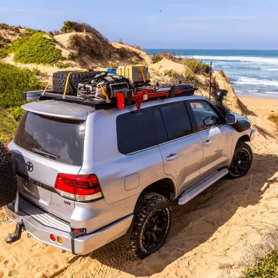 Toyota Land Cruiser - 2008 to 2021 - SUV [All] (BASE Roof Rack) (Full Length) (ARB Integrit Textured Black Powder Coat Finish)
