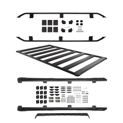 Toyota Land Cruiser - 2008 to 2021 - SUV [All] (BASE Roof Rack) (Trade Series) (Full Length) (ARB Integrit Textured Black Powder Coat Finish) (Includes Trade Side Rails)