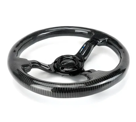 Universal (Gloss Carbon Fiber Rim With Slotted Spokes) (350mm Diameter) (1.5