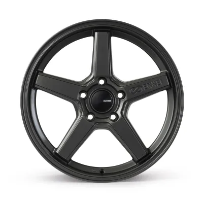 Universal (18x8, 5x114.3, 35mm) (Gloss Light Gunmetal)
