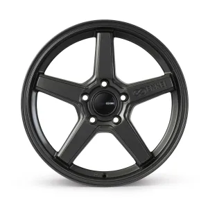 Universal (18x8, 5x114.3, 35mm) (Gloss Light Gunmetal)