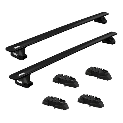 Subaru Impreza - 2017 to 2023 - Hatchback [All] (WingBar Evo) (Black) (With OEM Mounting Points)