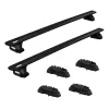 Subaru Impreza - 2017 to 2023 - Hatchback [All] (WingBar Evo) (Black) (With OEM Mounting Points)