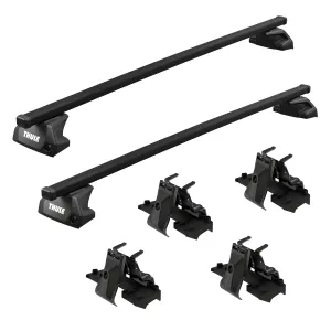Acura MDX - 2022 to 2025 - SUV [All] (SquareBar Evo) (Black) (With OEM Flush Rails)