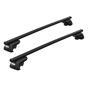 Toyota Sienna - 2021 to 2025 - Minivan [All] (SquareBar Evo) (Black) (With OEM Raised Rails)