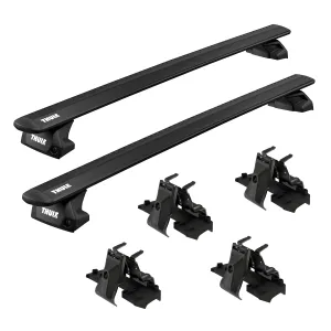 Honda Pilot - 2016 to 2022 - SUV [All] (WingBar Evo) (Black) (With OEM Flush Rails)