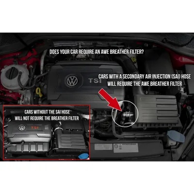 Volkswagen Golf R - 2015 to 2017 - Hatchback [All] (Without Breather Filter)