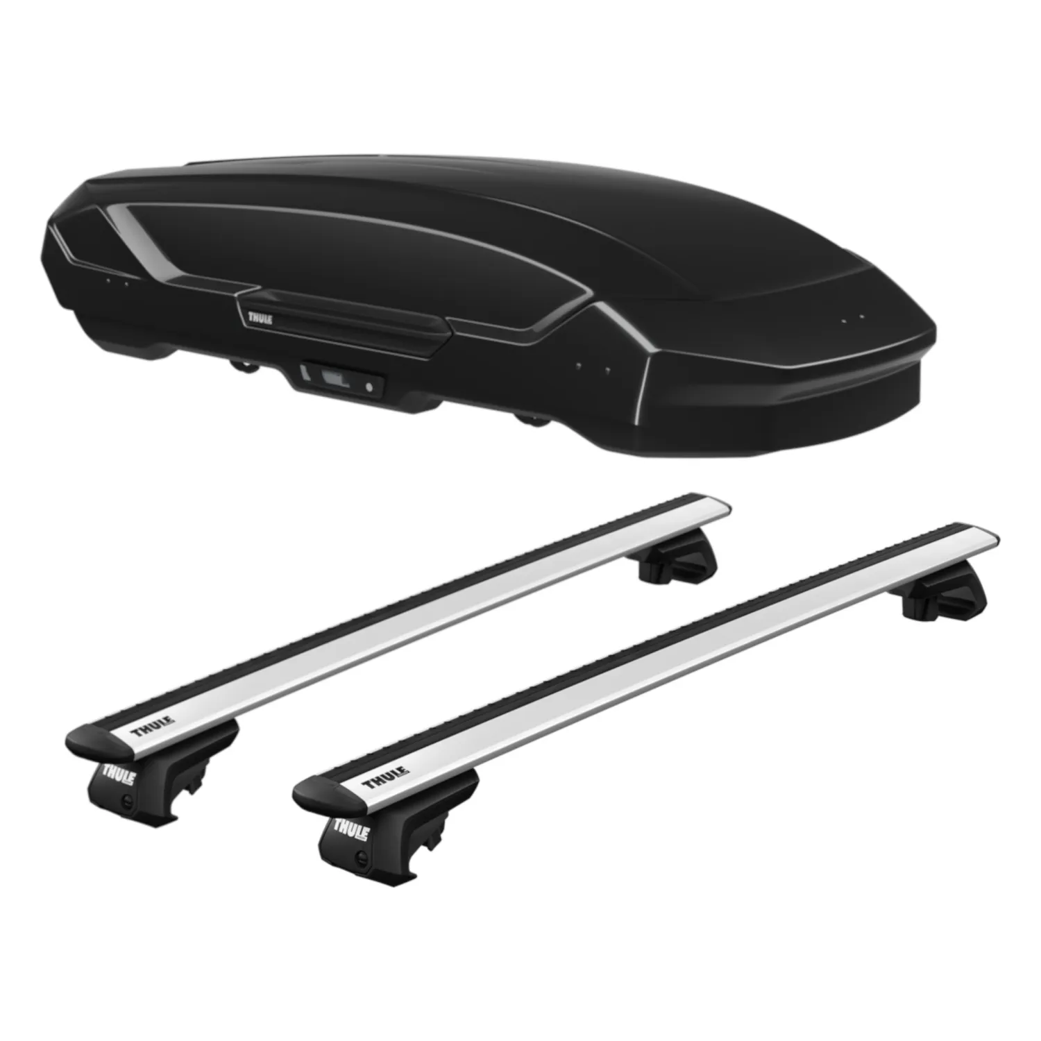 Thule Roof Rack Full Kit With Motion 3 L Cargo Box for 2025 Toyota Land ...