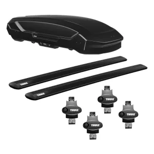 2017 Toyota Tacoma Thule Roof Rack Full Kit With Motion 3 L Cargo Box