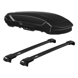 2016 Toyota 4Runner Thule Roof Rack Full Kit With Motion 3 L Cargo Box