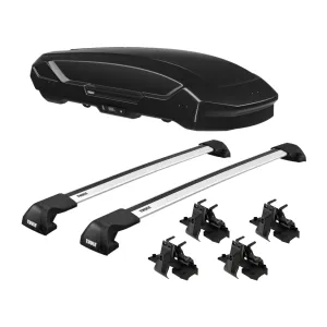 2016 Subaru Outback Thule Roof Rack Full Kit With Motion 3 L Cargo Box