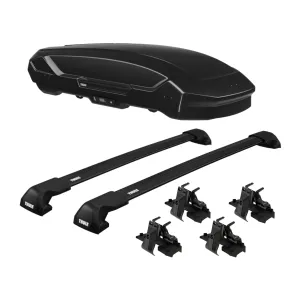 2025 Subaru Forester Thule Roof Rack Full Kit With Motion 3 L Cargo Box